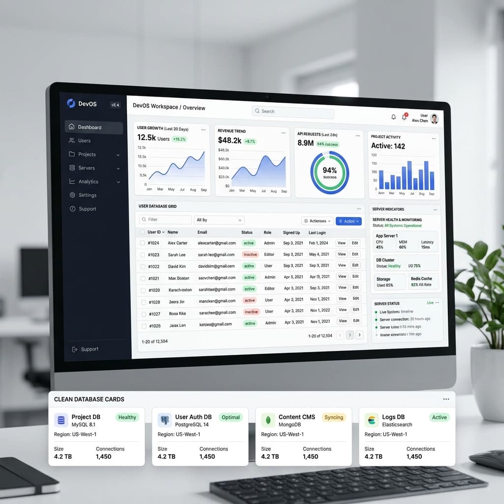 Admin Panels & API Systems Preview